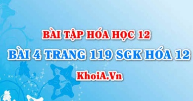 Bài 4 trang 119 SGK Hoá 12: Tính chất hóa học của kim loại kiềm thổ, hợp chất quan trọng của kim loại kiềm thổ